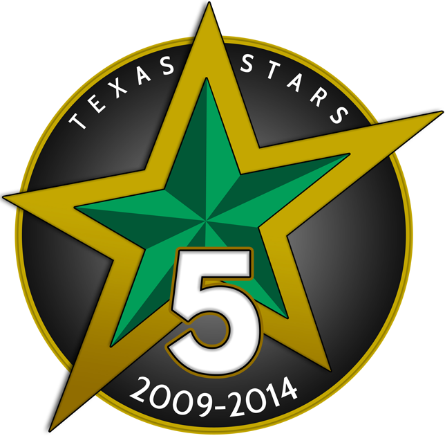 Texas Stars 2013 14 Anniversary Logo iron on transfers for clothing
